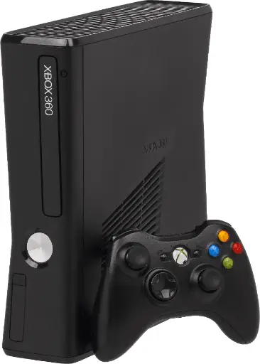 Xbox 360 slim flashé + 10 jeux + manettes sans fil